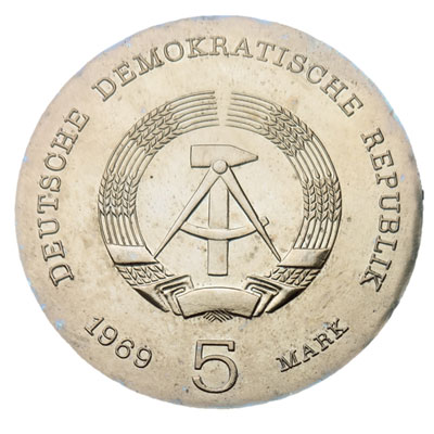 DDR-5-Mark-1969-Revers